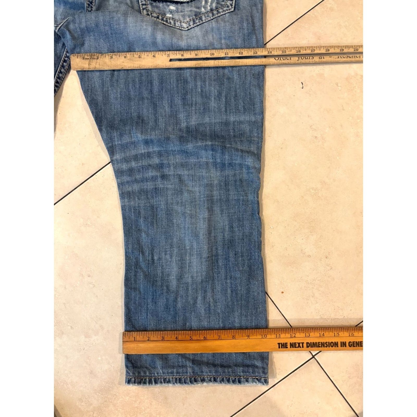 Silver Jeans Co. Silver Jeans Jeans Mens Size 38 Dark Wash Blue Bootcut Denim 6176 USA Style 38x26 Mens Size US 38 / EU 54 - 8 Thumbnail