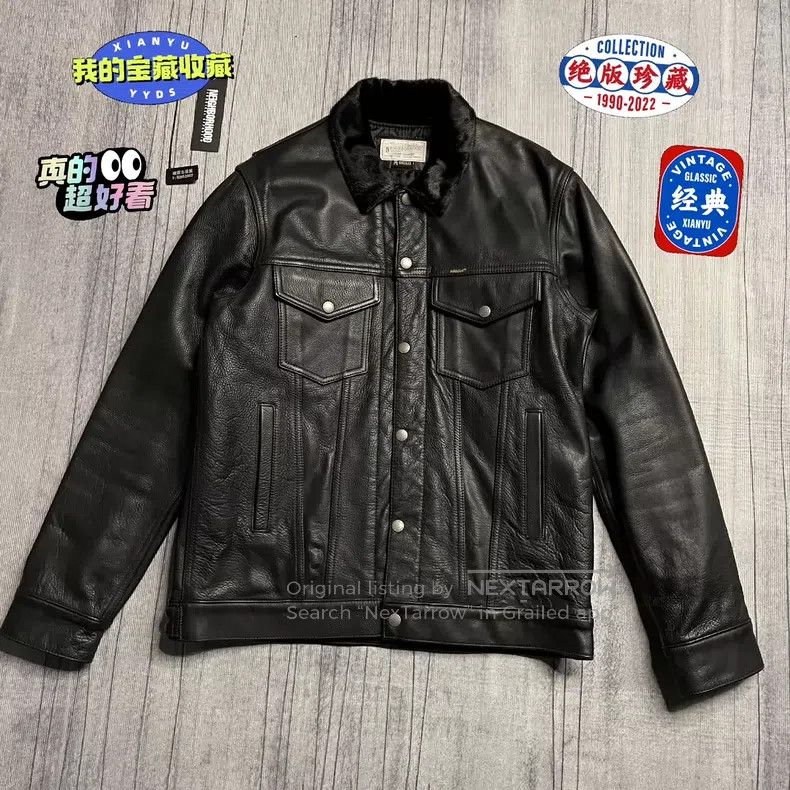 Neighborhood Neighborhood 13AW Vintage Real Leather Biker Jacket with H Size US M / EU 48-50 / 2 - 1 Thumbnail