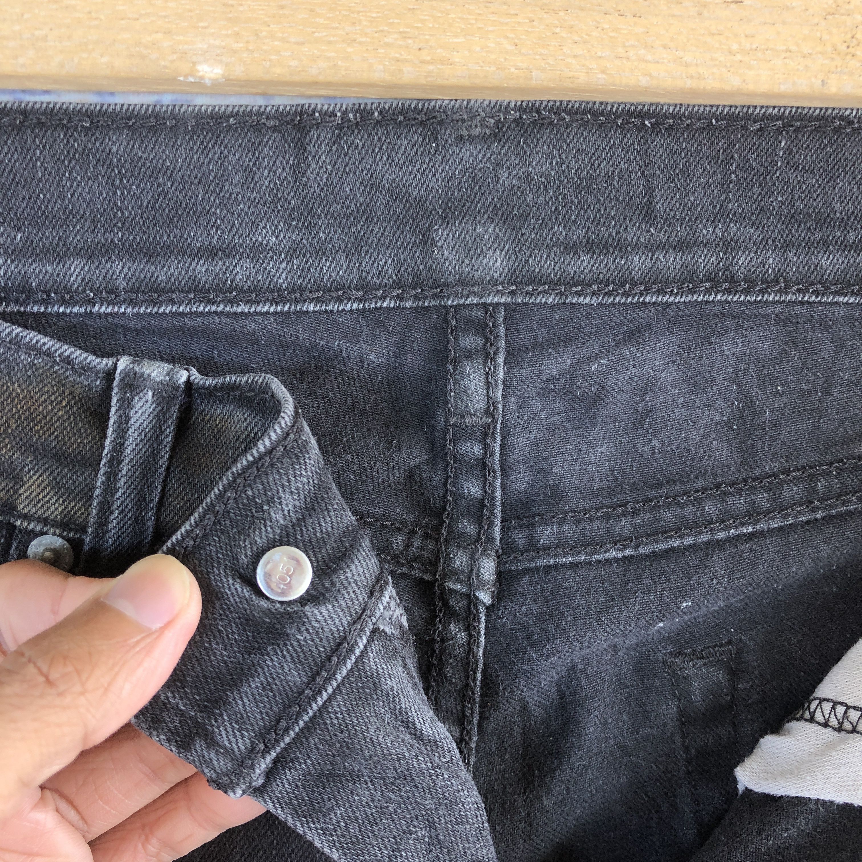 Levi's Vintage Distressed Levis Jeans Levi's 514 Faded Black Denim Size US 34 / EU 50 - 7 Thumbnail