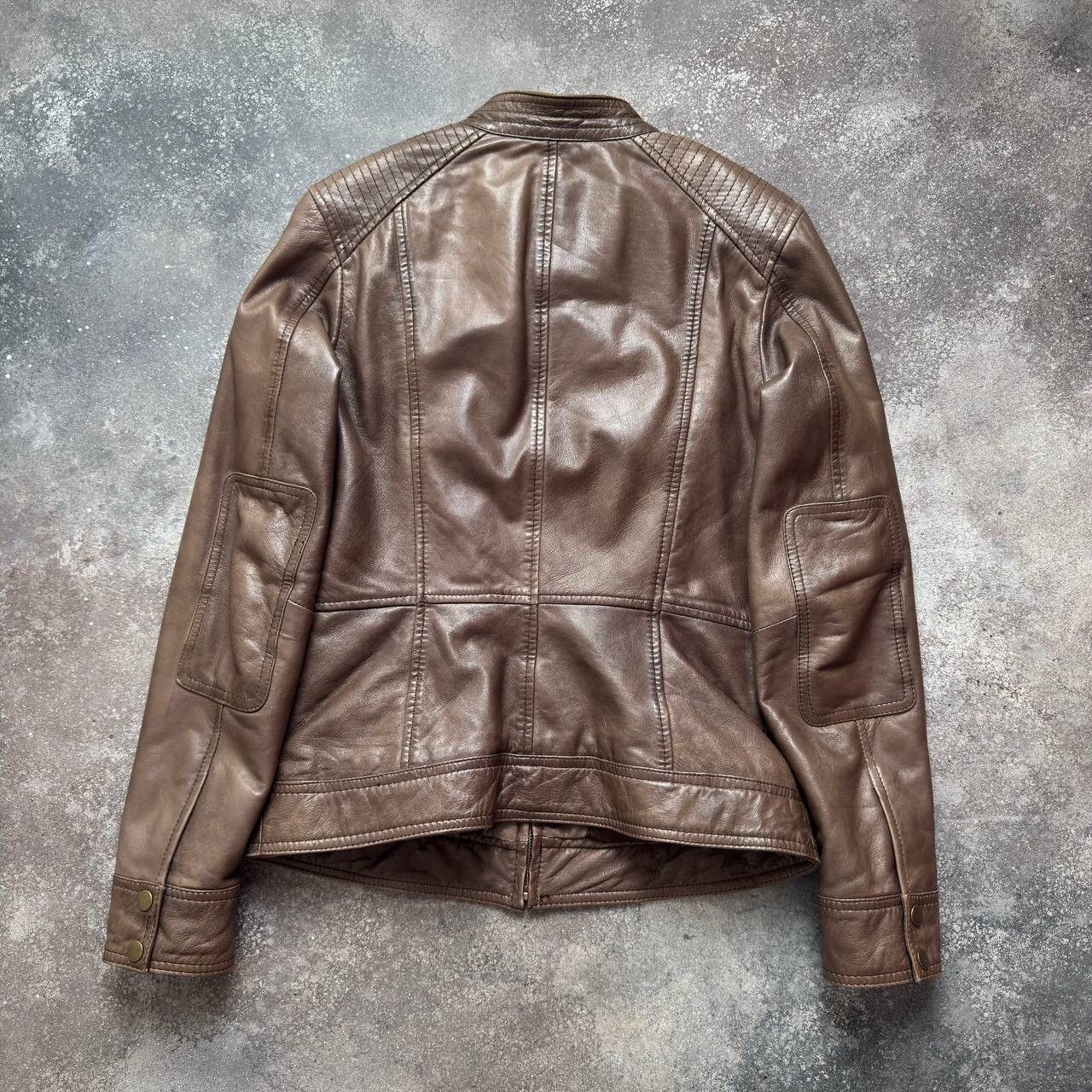 Hysteric Glamour × Japanese Brand Amazing Vintage Moto Biker Brown Leather Jacket Size M / US 6-8 / IT 42-44 - 4 Thumbnail