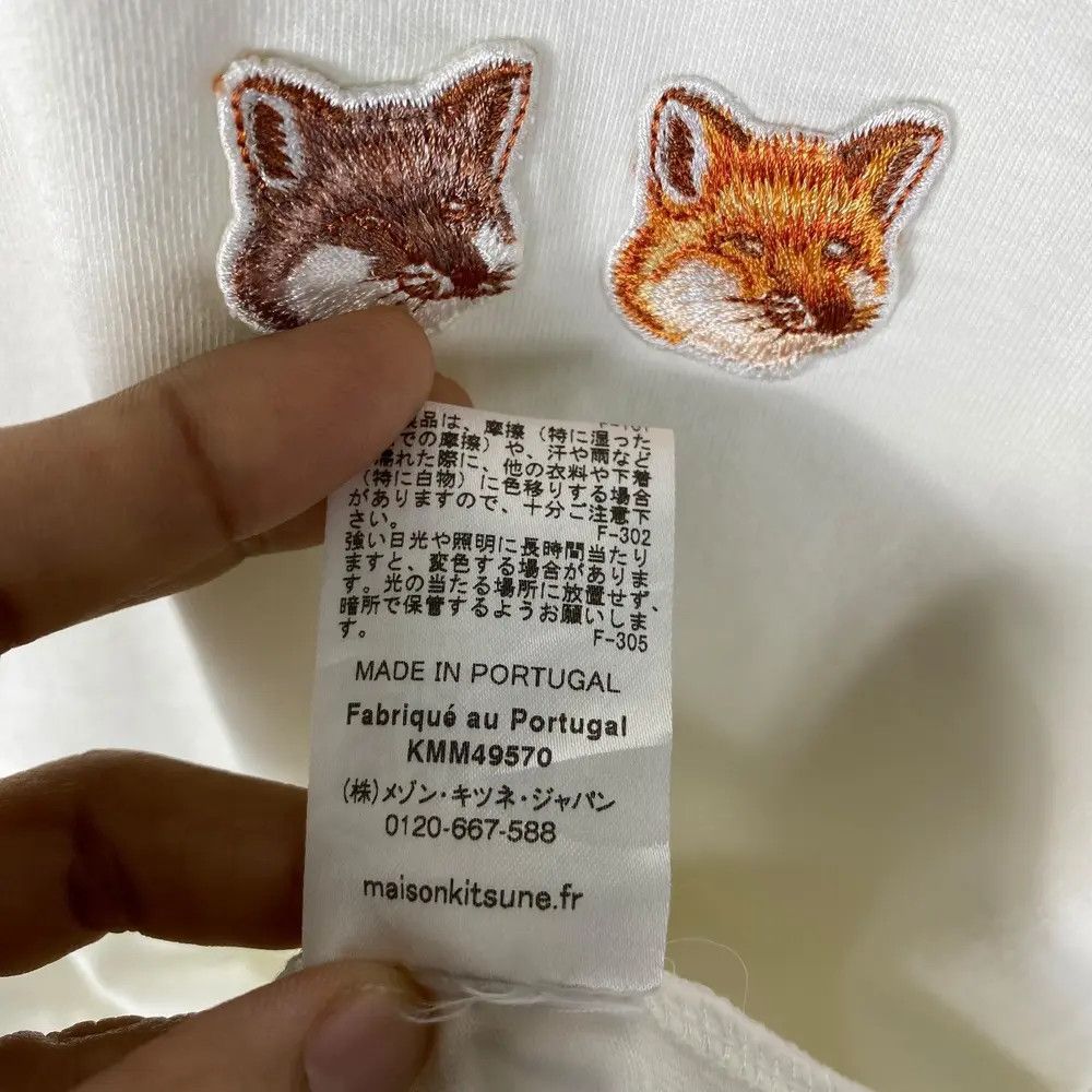 Maison Kitsune MAISON KITSUNE Basic Tee Shirt Small Size Made In Portugal Size US S / EU 44-46 / 1 - 8 Thumbnail