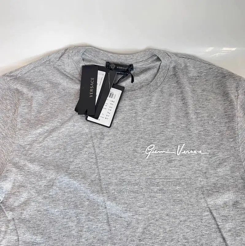 Versace Versace Gray Cotton Short Sleeve T-Shirt . Size US L / EU 52-54 / 3 - 2 Thumbnail
