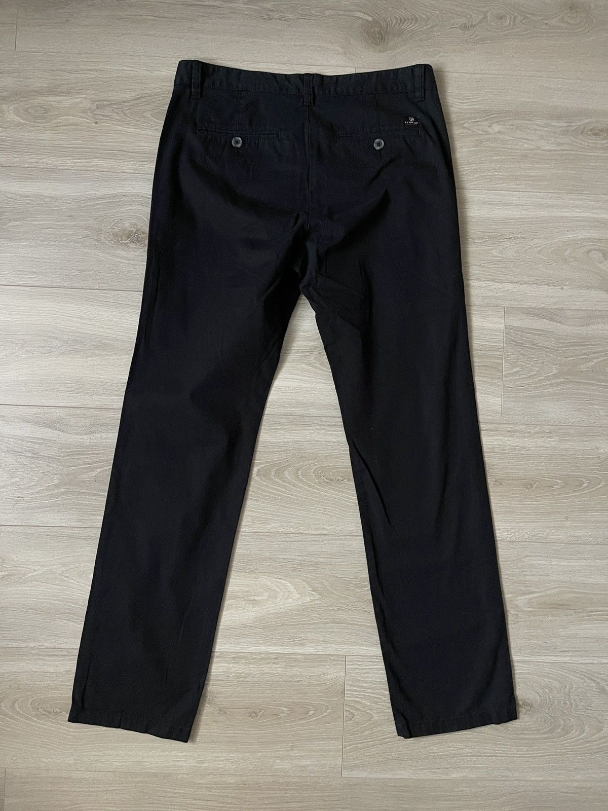 U.S. Polo Assn. Vintage us polo assn chino pants black trousers 32 Size US 32 / EU 48 - 8 Thumbnail
