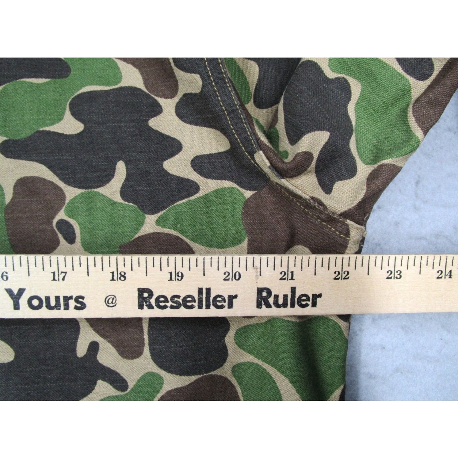 RVCA RVCA Men's Medium Green Camo Fubar Button Up Shacket Jacket Size US M / EU 48-50 / 2 - 7 Thumbnail