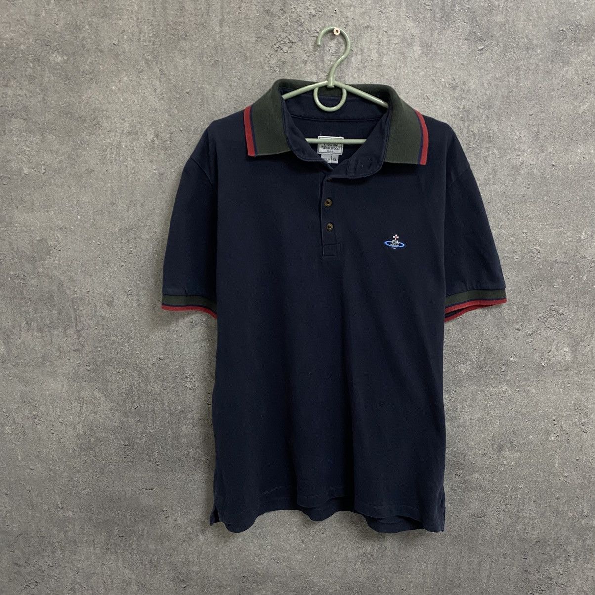 Vivienne Westwood Polo T-Shirt Vintage Small Orb Logo Luxury