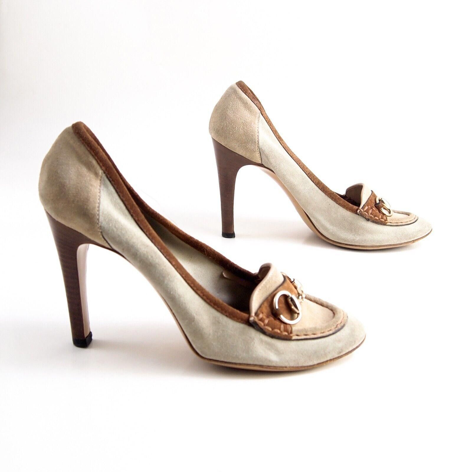 Gucci Gucci Horsebit Heels Brown Womens US 8.5 EU 38.5 C Size US 8.5 / IT 38.5 - 6 Thumbnail