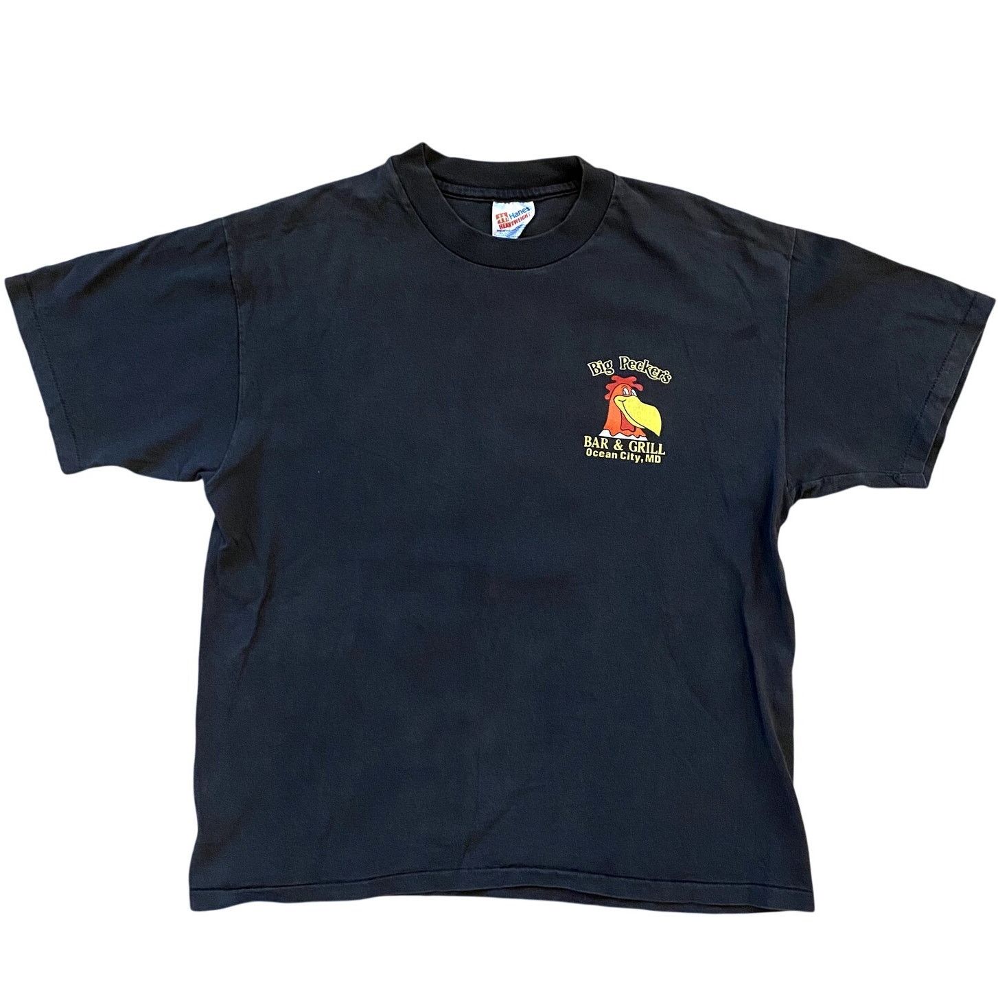 Hanes × Vintage Vintage Big Pecker's Bar Ocean City MD 1987 T Shirt Size US L / EU 52-54 / 3 - 2 Thumbnail