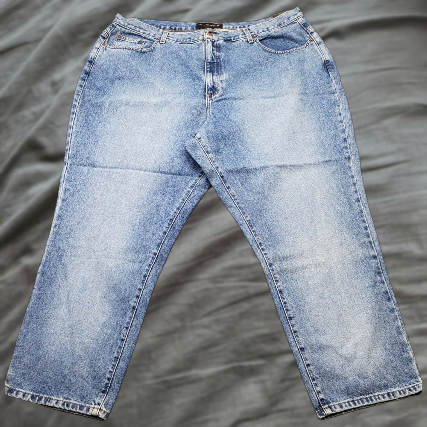Denime Venezia Jeans Womens 26WP Blue Denim Faded Stretch Relaxed Fit Streetwear Size 26" / US 2 / IT 38 - 1 Thumbnail