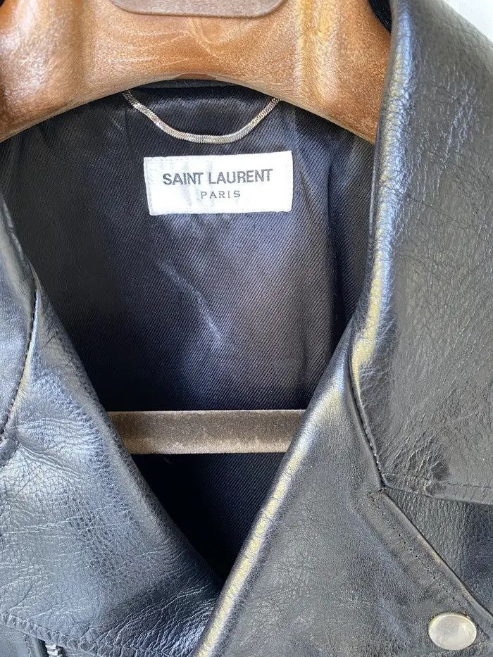 Saint Laurent Paris Saint Laurent Paris Leather Biker Jacket Size US S / EU 44-46 / 1 - 4 Thumbnail