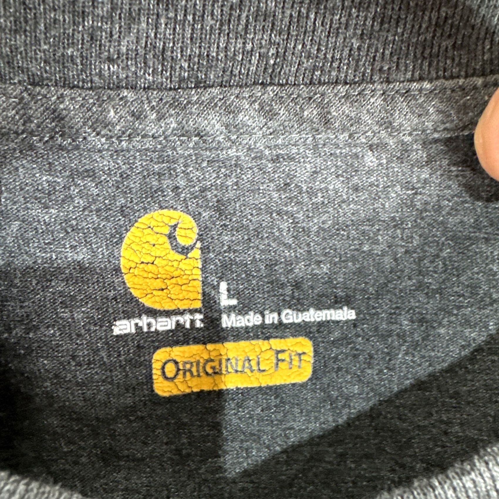 Carhartt Carhartt Shirt Adult Large Gray Short Sleeve Workwear Henley T-Shirt Mens Size US L / EU 52-54 / 3 - 2 Thumbnail