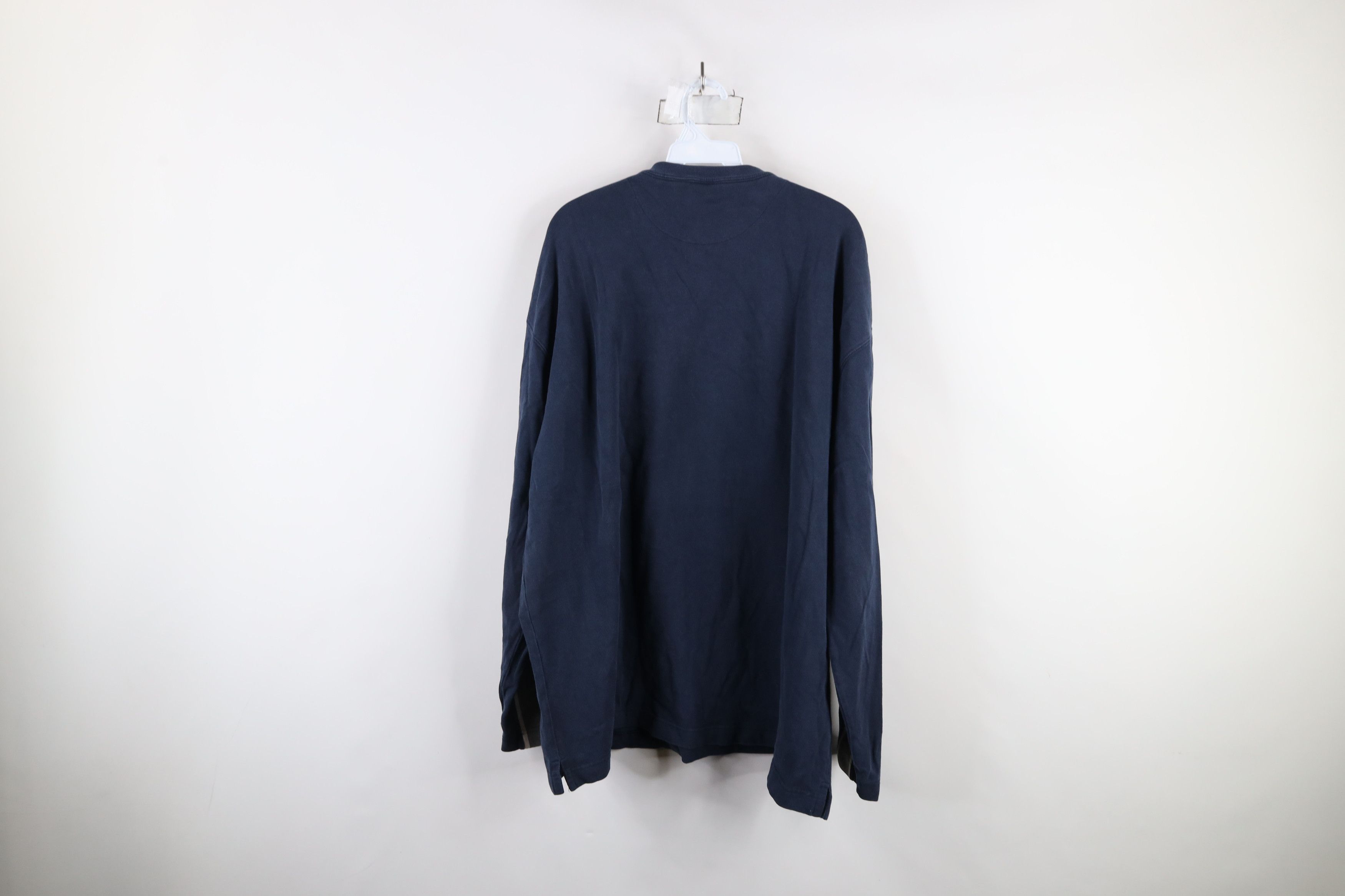 Gap × Vintage Vintage 90s Gap Block Heavy Ribbed Knit Long Sleeve T-Shirt Size US XXL / EU 58 / 5 - 10 Thumbnail