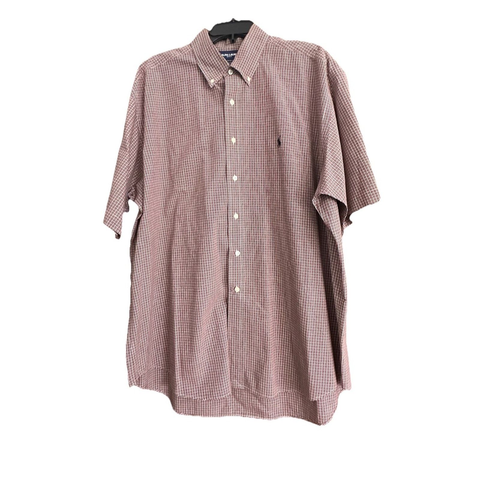 Ralph Lauren Vintage RalphLauren Golf Mens Tilden Cotton Red Check XLarge Size US XL / EU 56 / 4 - 1 Thumbnail