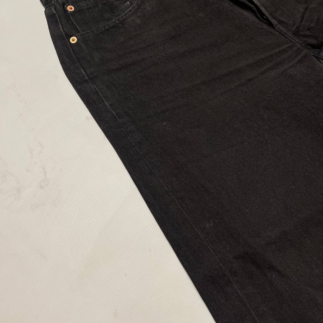 Levi's LEVIS 501 VINTAGE Y2K BLACK DENIM JEANS STREETWEAR STYLE Size US 33 - 14 Thumbnail