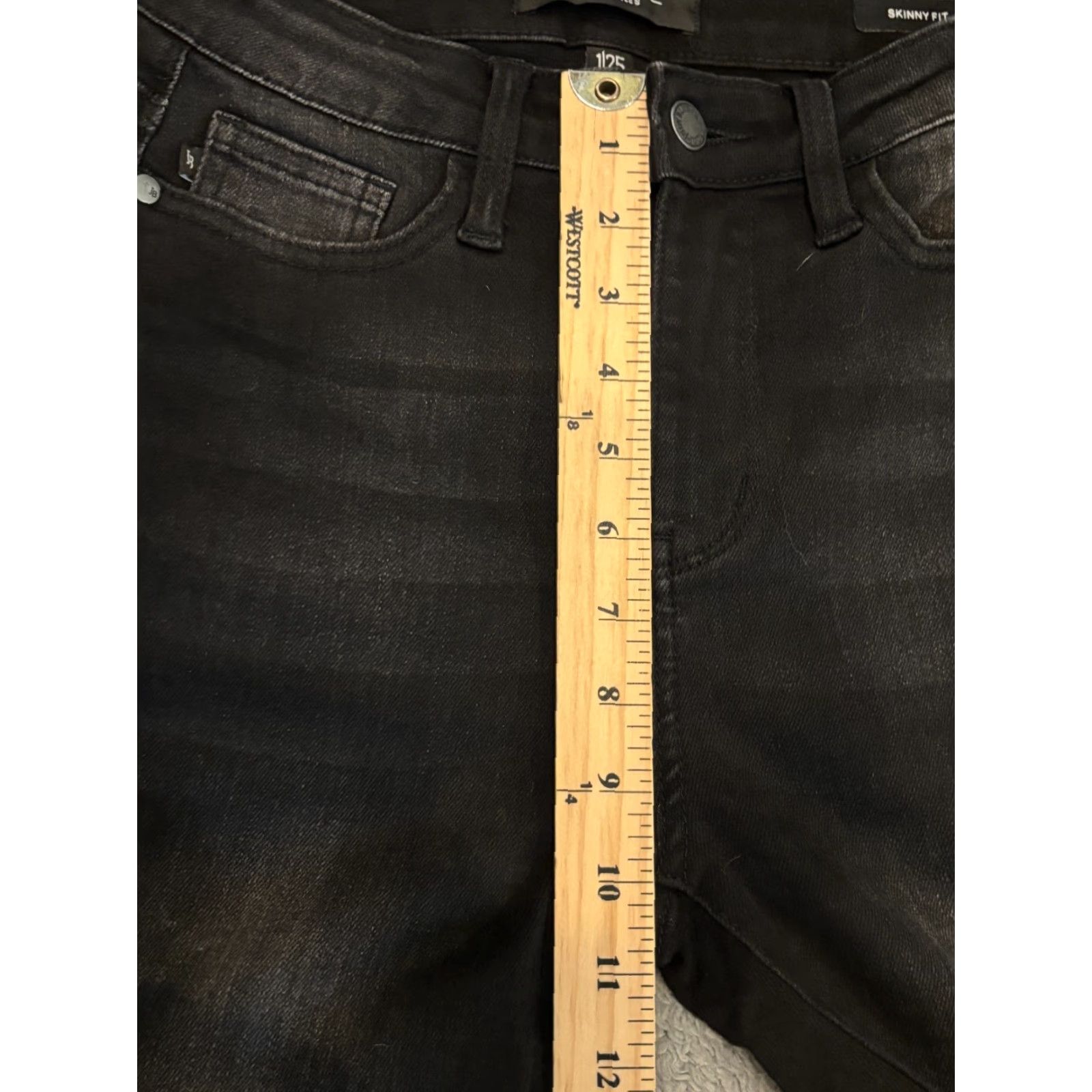 Denime VINTAGE Judy Blue Jeans Skinny Fit Womens 1/25 Stretch Black Denim Pants Casual Size 25" / US 0 / IT 36 - 5 Thumbnail