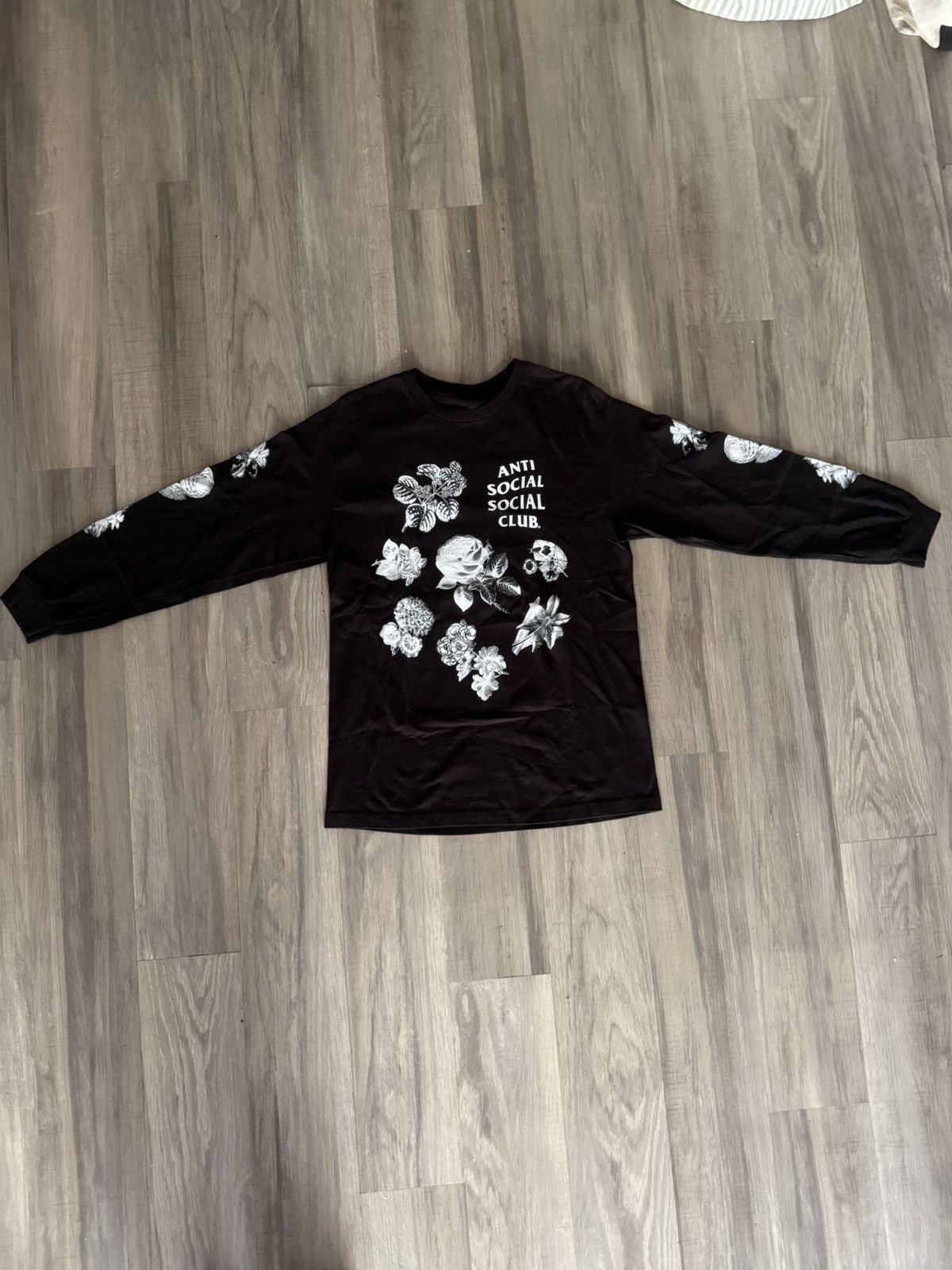 Anti Social Social Club Anti Social Social Club Flower L/S T Shirt Size US M / EU 48-50 / 2 - 4 Thumbnail