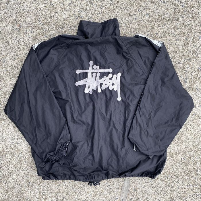 Vintage Rare Vintage Stussy Logo 90s Windbreaker Jacket | Grailed