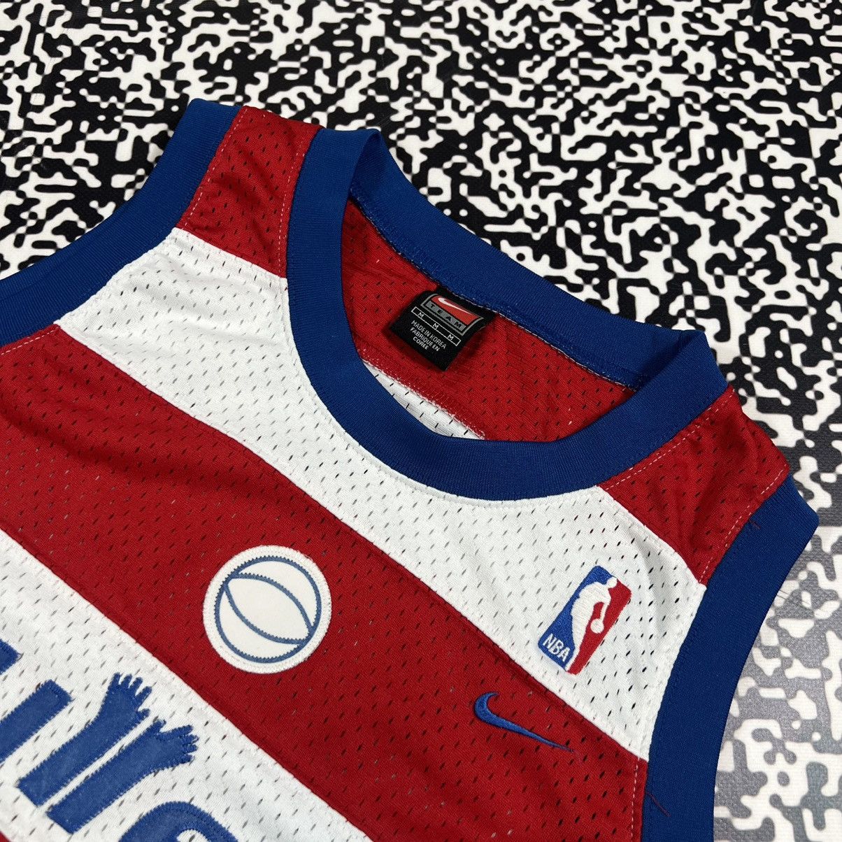 Nike Vintage 90s Nike 23 Jordan Washington Bullets NBA Jersey Size US M / EU 48-50 / 2 - 10 Thumbnail