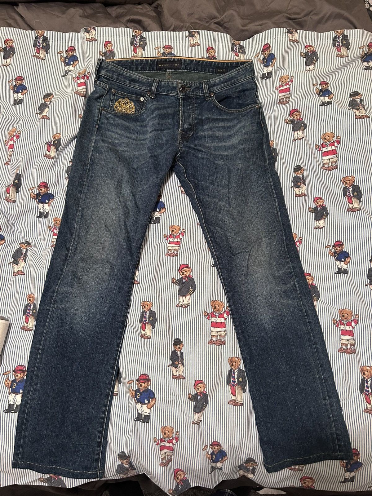 Etro Etro Denim Slim Fit 34 Waist Blue Mens Size US 34 / EU 50 - 1 Thumbnail