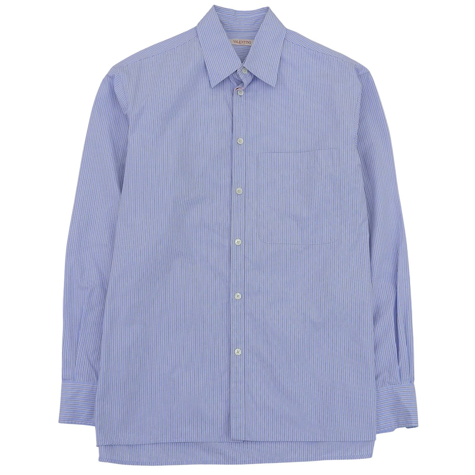 Valentino Valentino Valentino Long Sleeve Cotton Shirt Textile Dress Shirt 2V3ABK7082C DUTY FREE for USA Size ONE SIZE - 1 Thumbnail