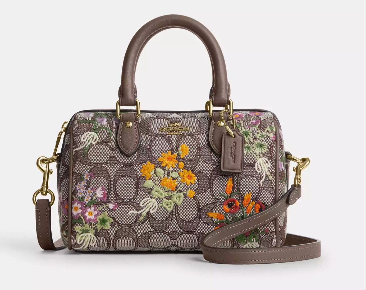 Coach Mini Rowan Crossbody Bag with Floral Embroidery CDY31 Size ONE SIZE - 12 Thumbnail