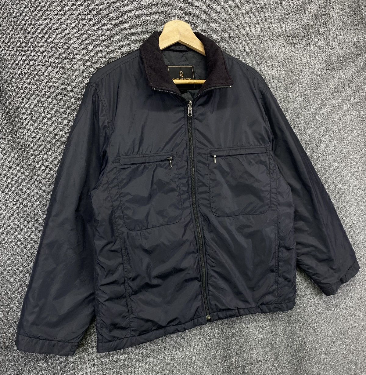 Japanese Brand Vintage Gianni Valentino Black Jacket Size US M / EU 48-50 / 2 - 2 Thumbnail