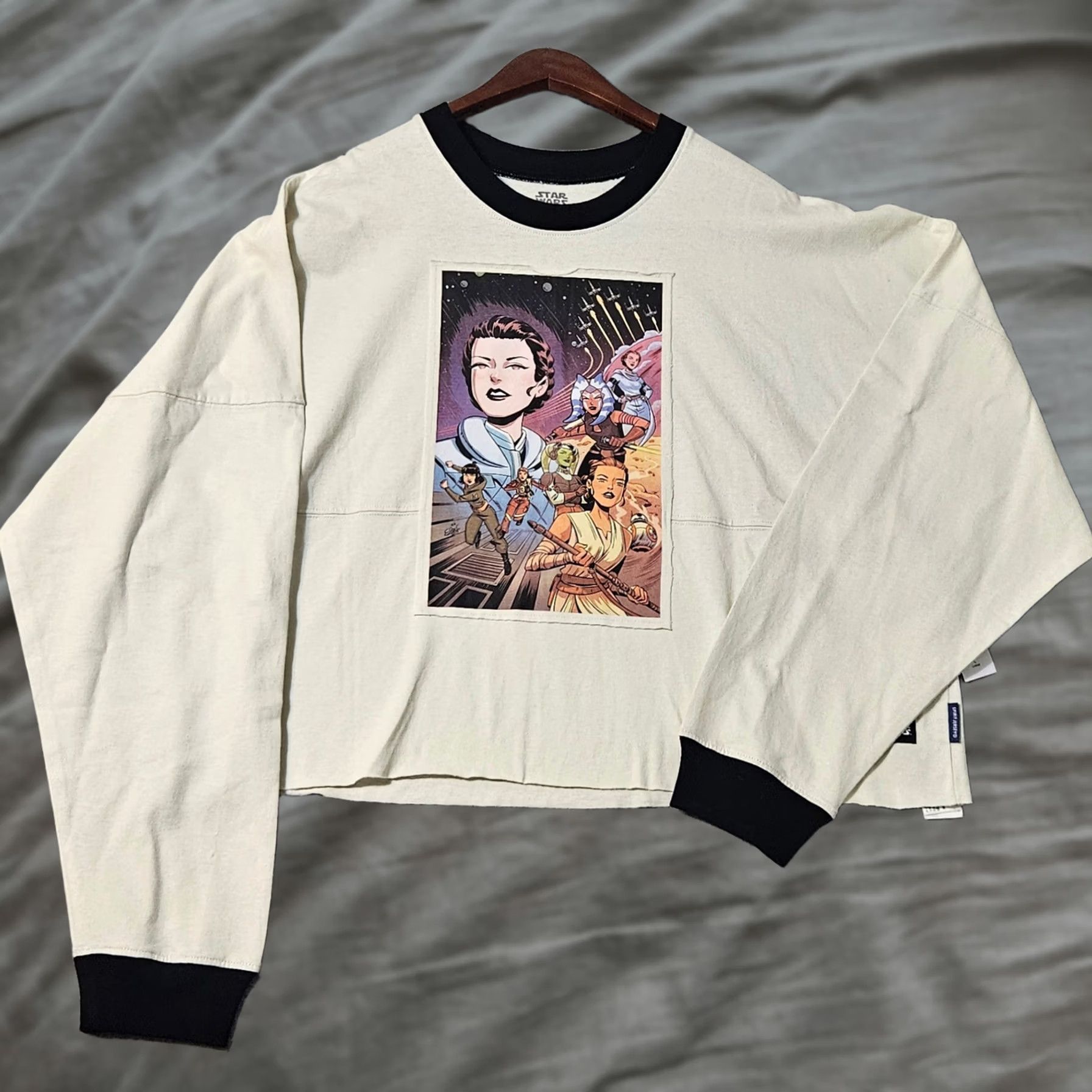 Disney Disney Star Wars Force Is With Us Spirit Jersey Shirt Large Rey Ahsoka Leia Multicolor Womens Size L / US 10 / IT 46 - 1 Thumbnail