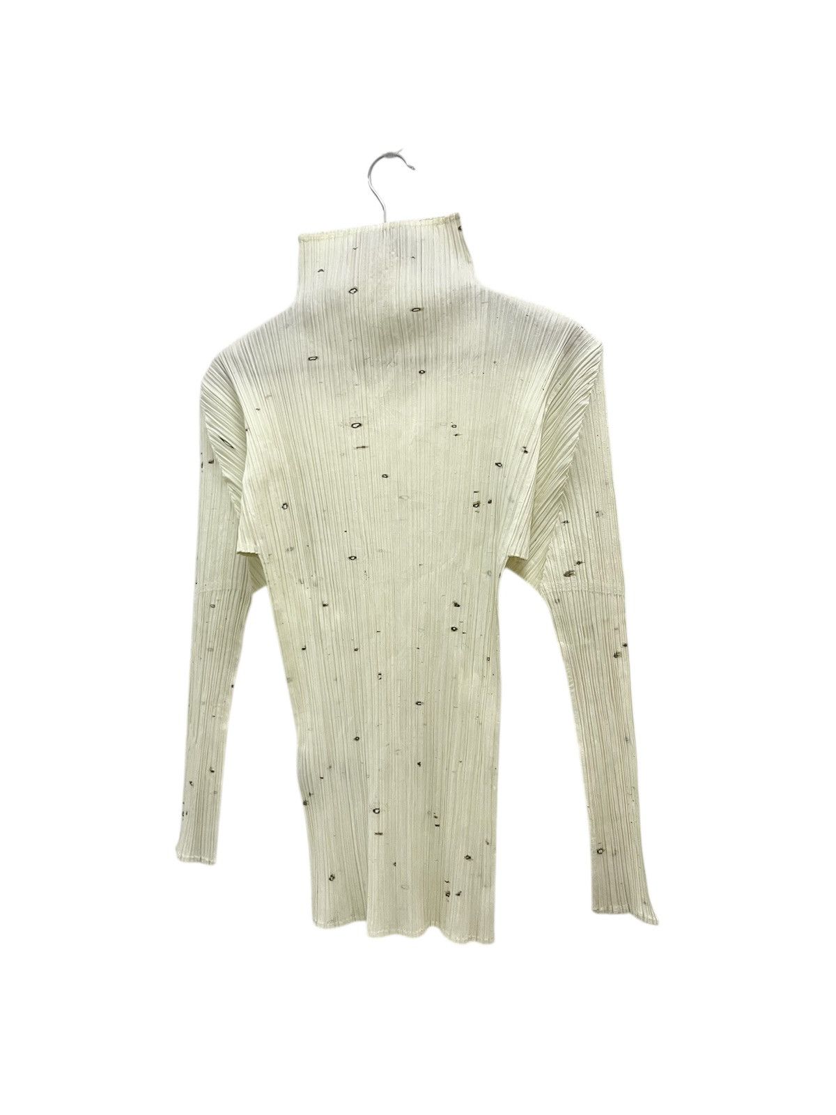 Issey Miyake × Pleats Please Issey Miyake Archive AW98 Pleats Please Cai Guo Qiang Turtle Neck Size L / US 10 / IT 46 - 6 Thumbnail