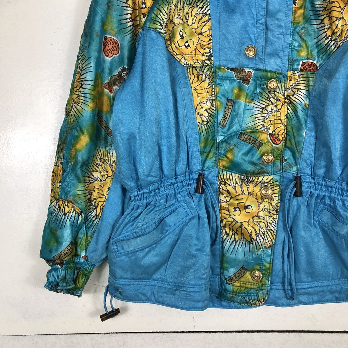 Japanese Brand 📌VINTAGE BOMBER JACKET SKI WINTER LAFONT ITALY FULL PRINT Size US L / EU 52-54 / 3 - 5 Thumbnail