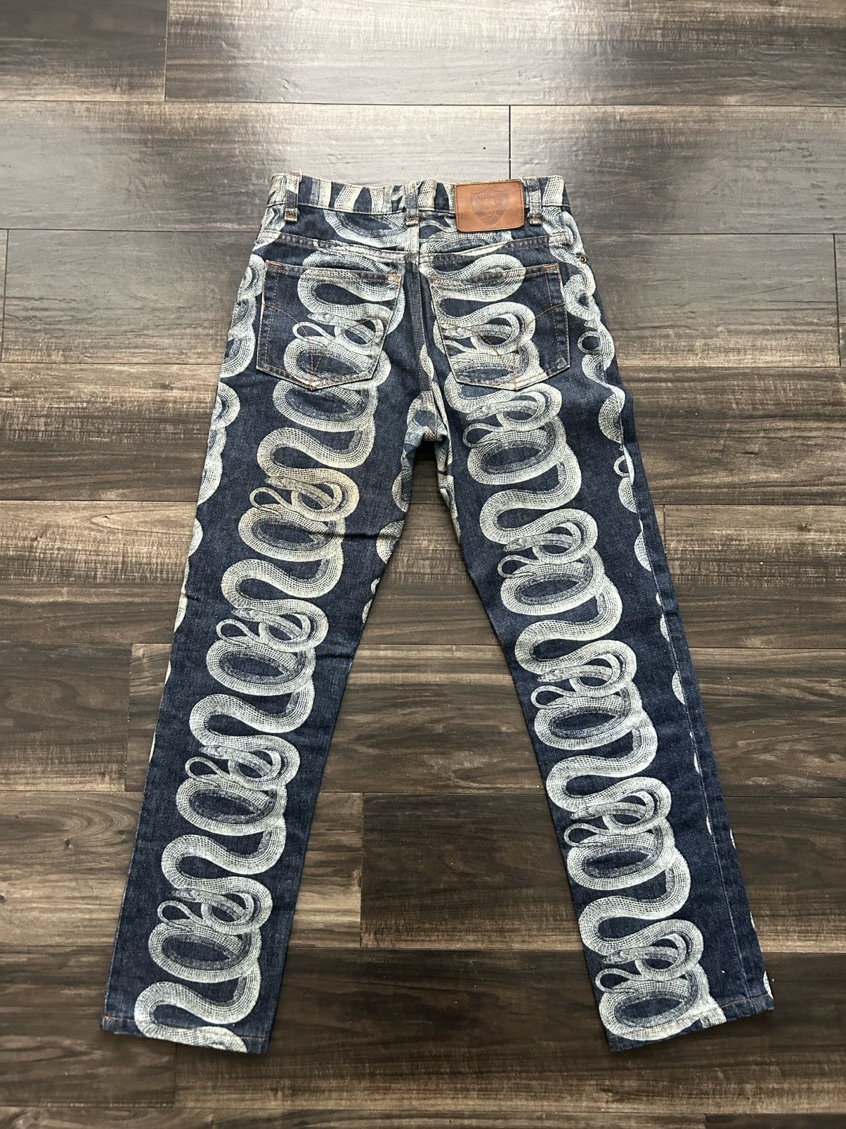 Hysteric Glamour Hysteric glamour snake denim blue wash Size US 27 - 3 Thumbnail