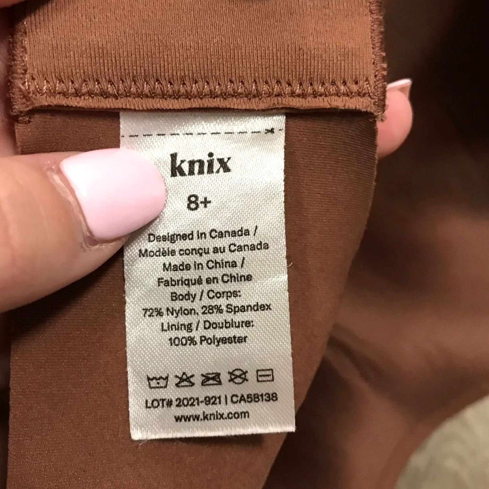 Vintage Knix Second Skin Wireless Full Coverage Unlined Bra Rose Taupe 8+ Size ONE SIZE - 4 Thumbnail