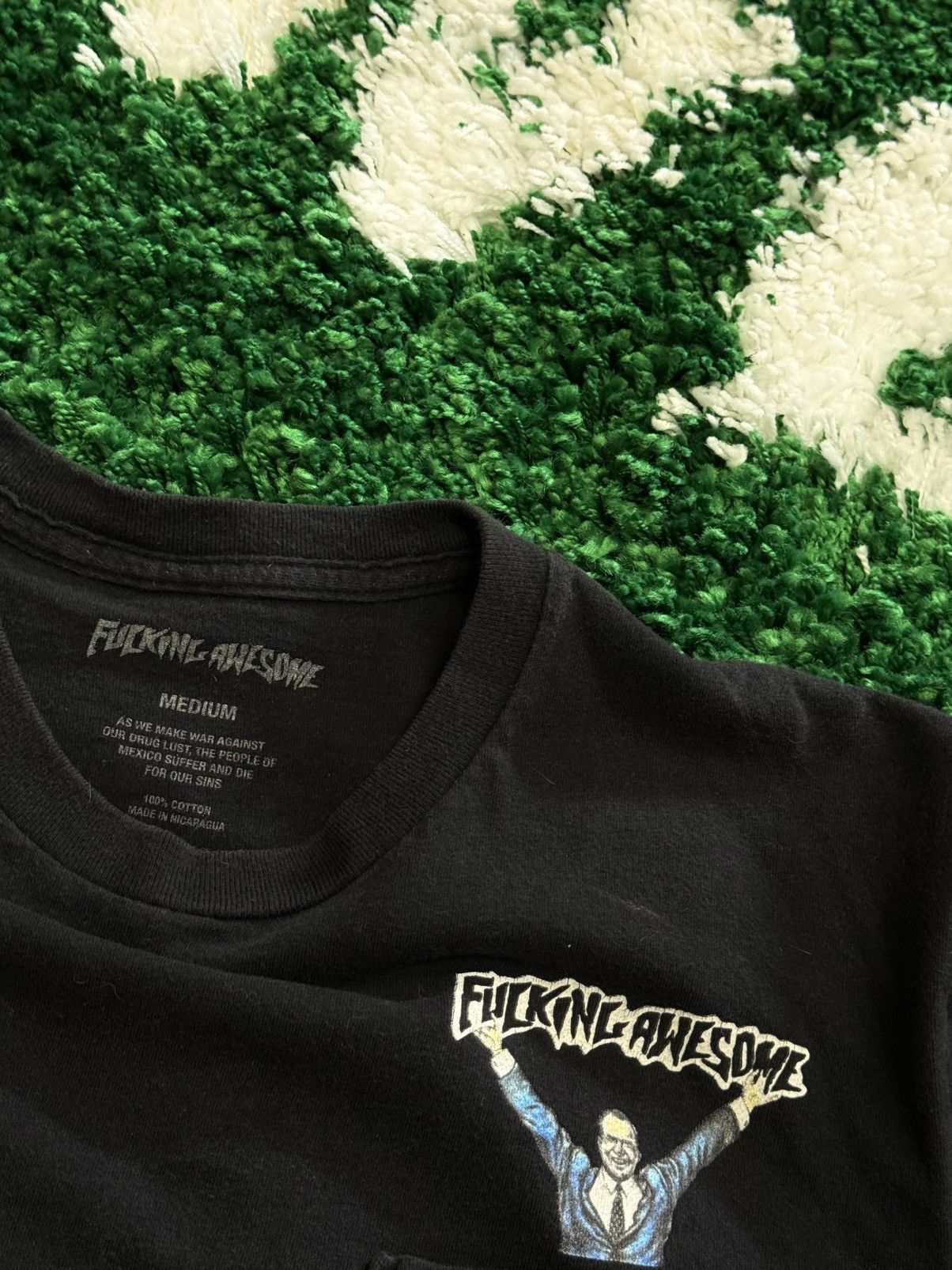 Fucking Awesome Fucking Awesome Hollywood Store Pocket Tee Black Medium Size US M / EU 48-50 / 2 - 5 Thumbnail