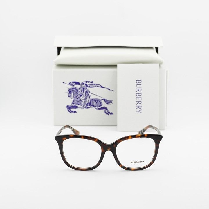 Burberry Burberry BE2430 4216 Women Eyeglasses Havana 53mm Size ONE SIZE - 11 Thumbnail