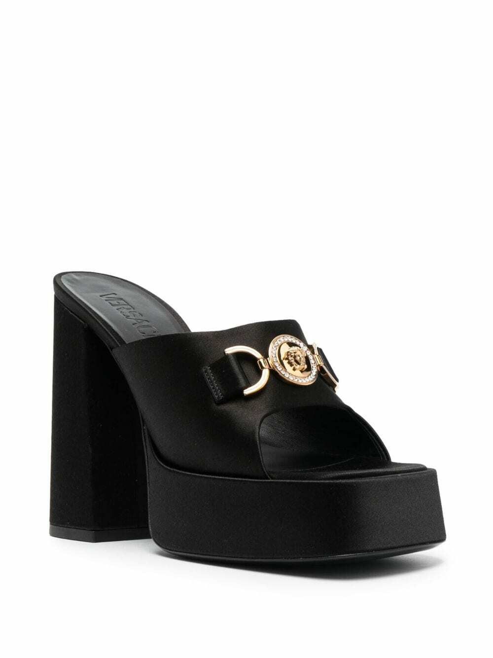 Versace o1y0226 Mules in Black Size US 5 / IT 35 - 3 Thumbnail