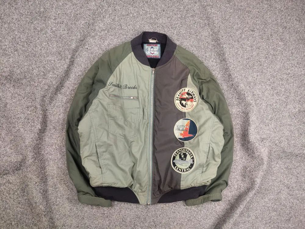 Vintage Vintage 90's Pennsylvania Central Patsh Bomber Jacket USA Size US L / EU 52-54 / 3 - 1 Thumbnail