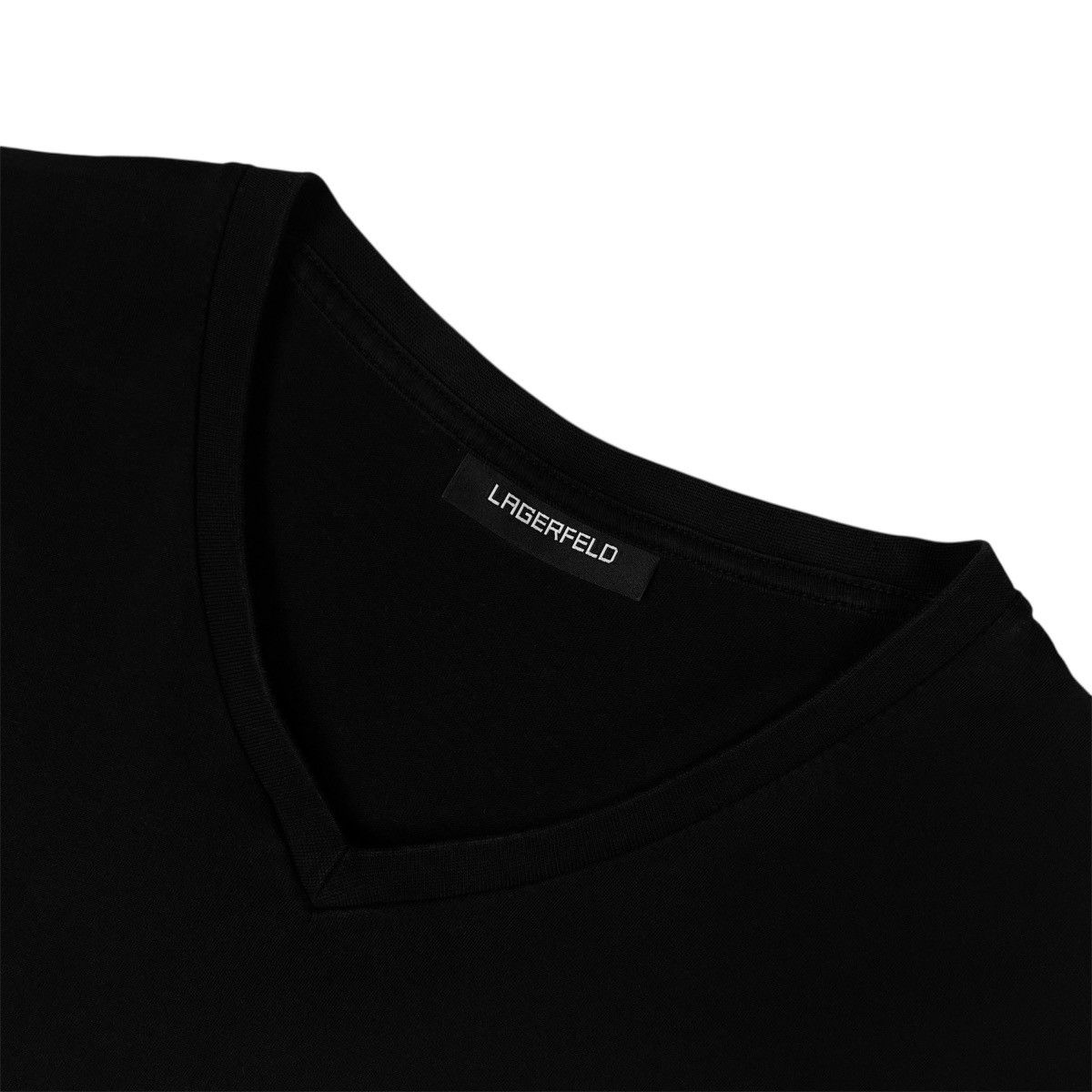 Karl Lagerfeld Karl Lagerfeld Classic Logo Vneck T-Shirt Size US XXL / EU 58 / 5 - 4 Thumbnail
