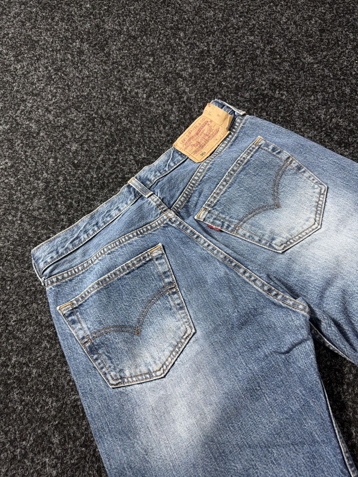 Levi's Vintage💥 90s ‼️Custom Chrome Hearts Style Cross Denim Jeans Size US 32 / EU 48 - 18 Thumbnail