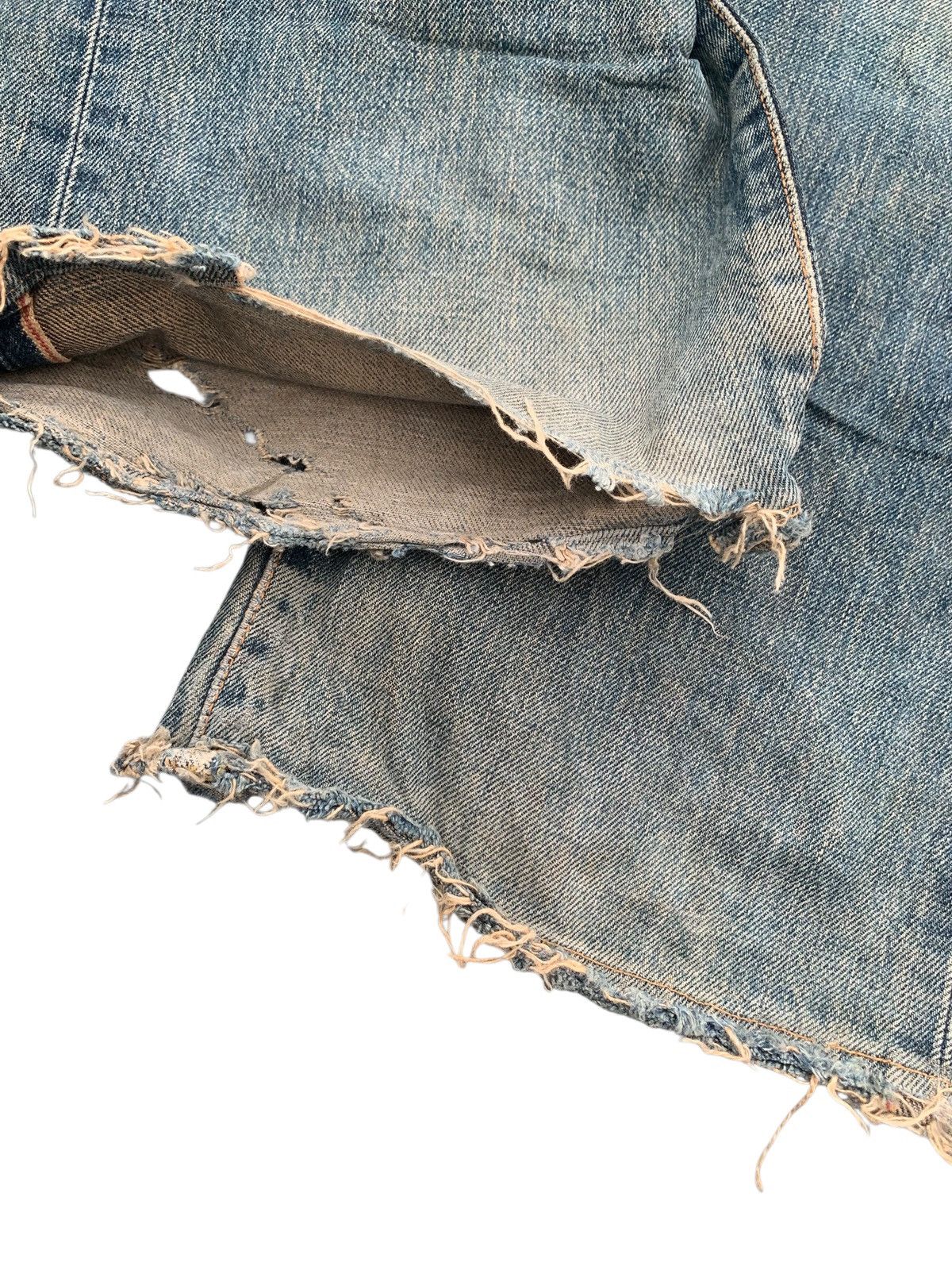 Kapital VINTAGE EDWIN 505 SELVEDGE RUSTY JAPANESE DISTRESSED DENIM Size US 28 / EU 44 - 20 Thumbnail