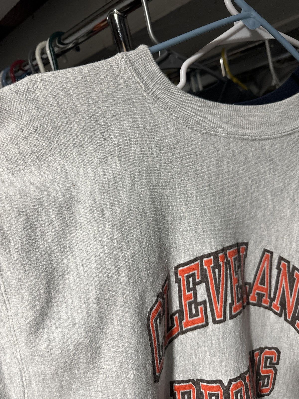 Champion × NFL × Vintage VINTAGE 80s CHAMPION CLEVELAND BROWNS NFL REVERSE WEAVE Size US XL / EU 56 / 4 - 15 Thumbnail