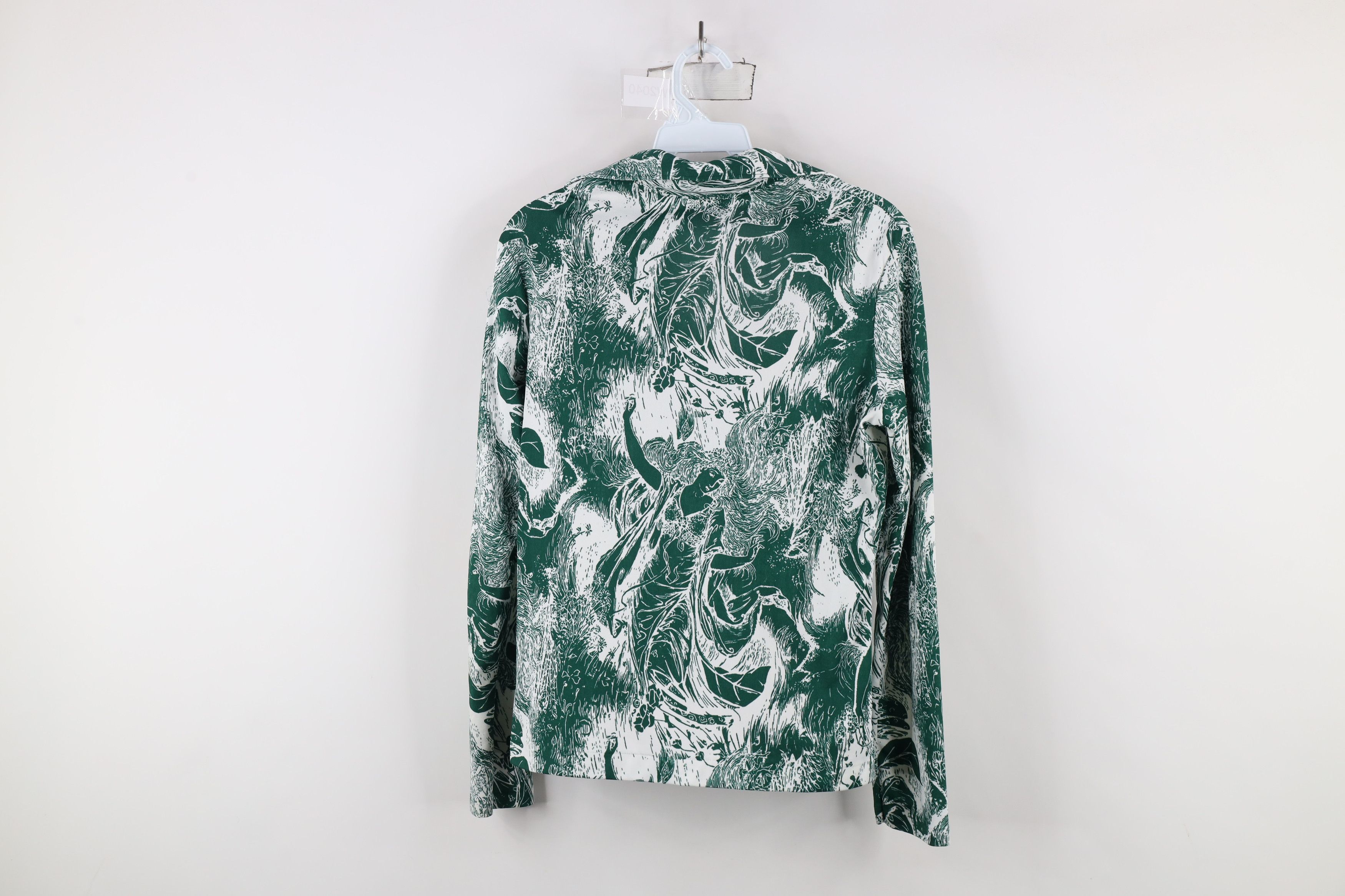 Vintage Vintage 70s Streetwear Goddess Knit Long Sleeve Polo Shirt Size L / US 10 / IT 46 - 10 Thumbnail