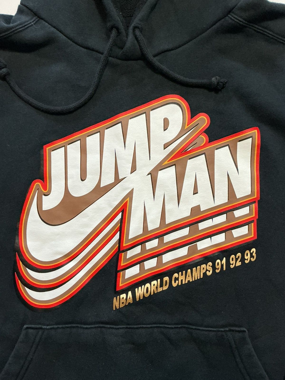 Jordan Brand Air Jordan Nike Jumpman Logo 3 Peat NBA World Champs Hoodie Size US XXL / EU 58 / 5 - 8 Thumbnail