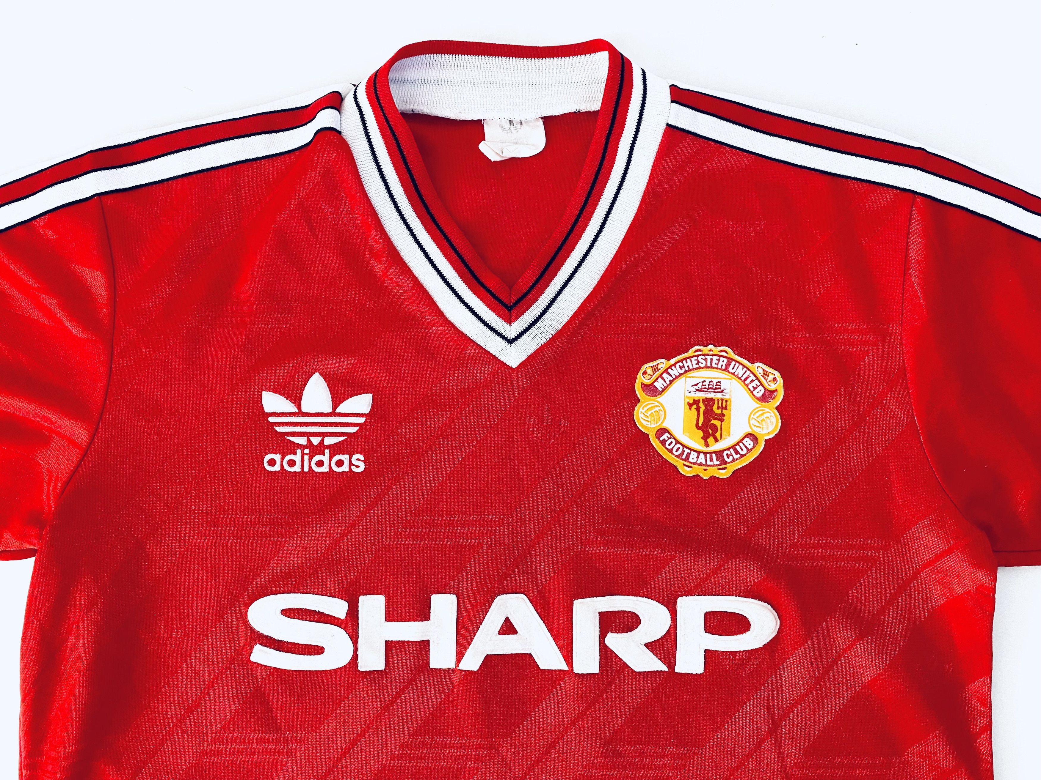 Adidas Manchester United Home Jersey 1986 1988 Size US S / EU 44-46 / 1 - 5 Thumbnail