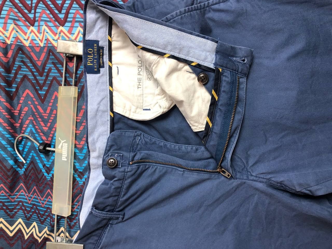 Polo Ralph Lauren Vintage blue Casual Pants Y2K Polo Ralph Lauren Size US 34 / EU 50 - 6 Thumbnail