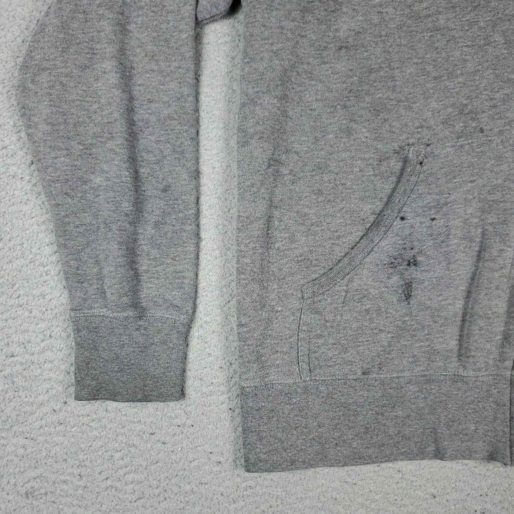Nike Nike Air Gray Full Zip Hoodie Sweatshirt Mens Size M - Stained, Adjustable, Pockets Size US M / EU 48-50 / 2 - 3 Thumbnail