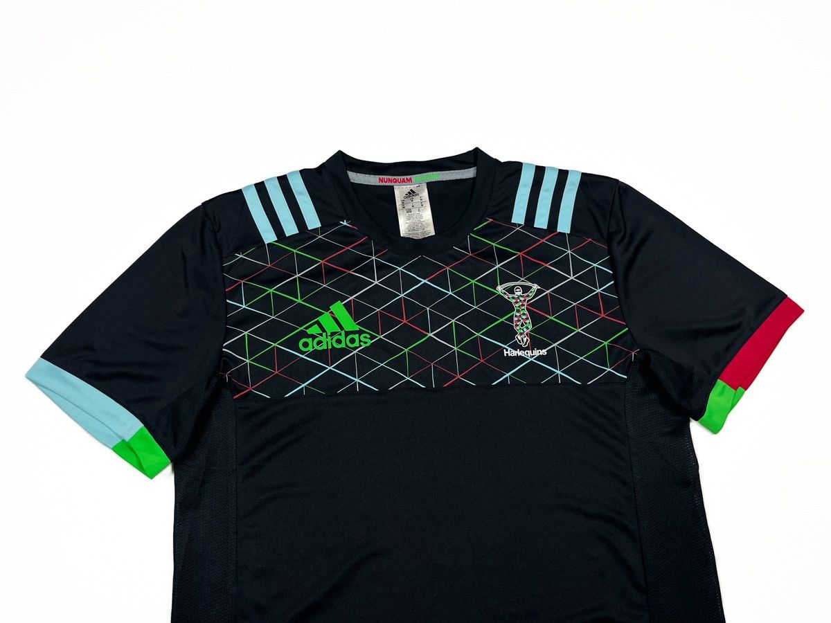 Adidas Adidas Harlequins Rugby Training Shirt Jersey 2018/19 Men’s Size US M / EU 48-50 / 2 - 2 Thumbnail