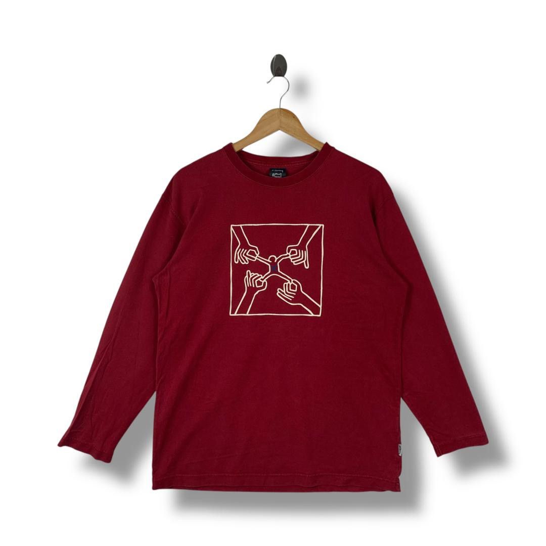 Keith Haring Vintage KEITH HARING pop art printed long sleeve tee Size US L / EU 52-54 / 3 - 1 Thumbnail
