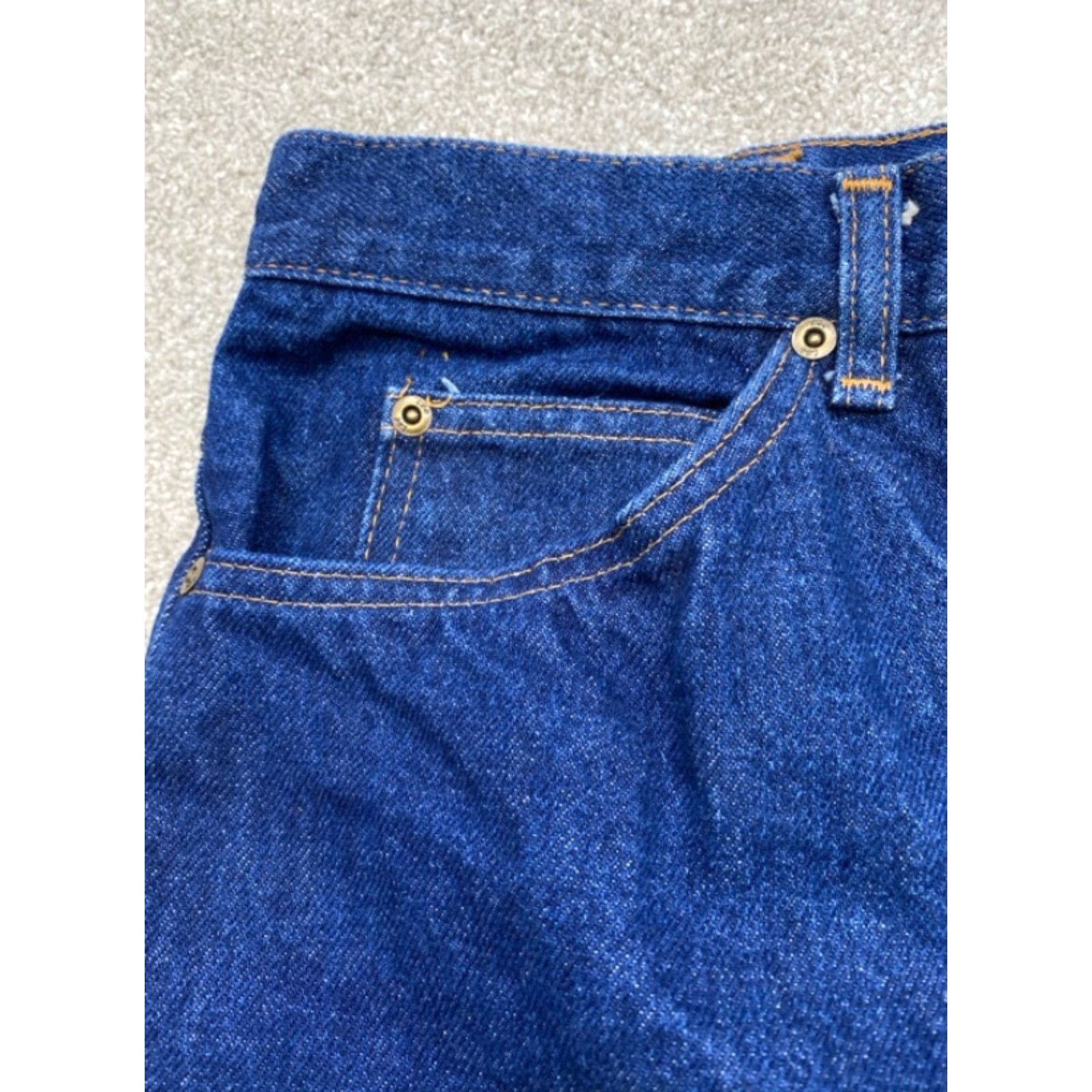 Lee VINTAGE Lee Riders Jeans Mens 42x30 Regular Fit Straight Leg 100% Cotton USA Jeans Mens 42 Blue 42x30 90s Style 5-Pocket Design Men Size US 42 / EU 58 - 4 Thumbnail