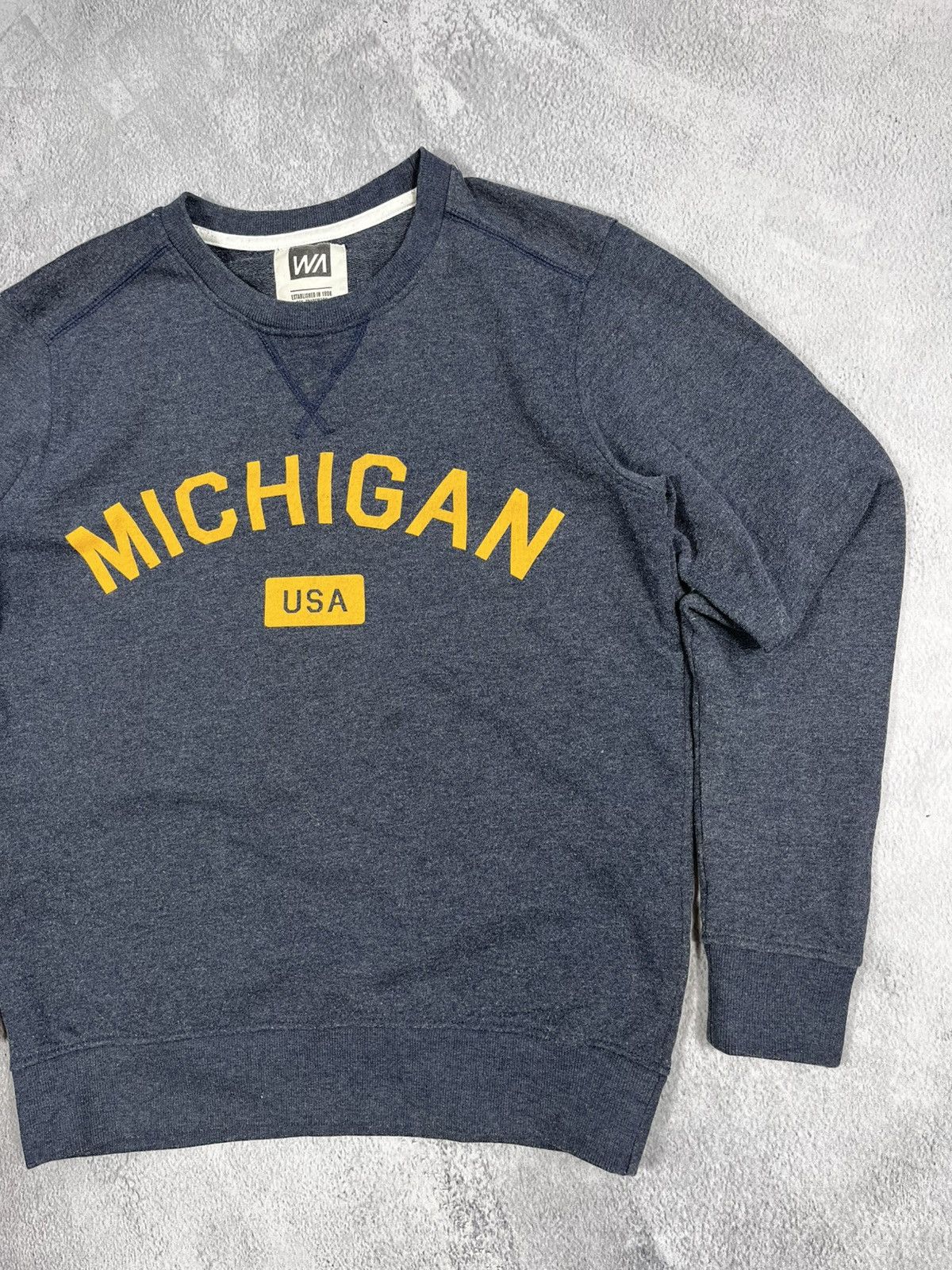 Japanese Brand × Vintage Vintage Y2K Michigan streetwear biglogo sweatshirt size Xs Size US XS / EU 42 / 0 - 3 Thumbnail