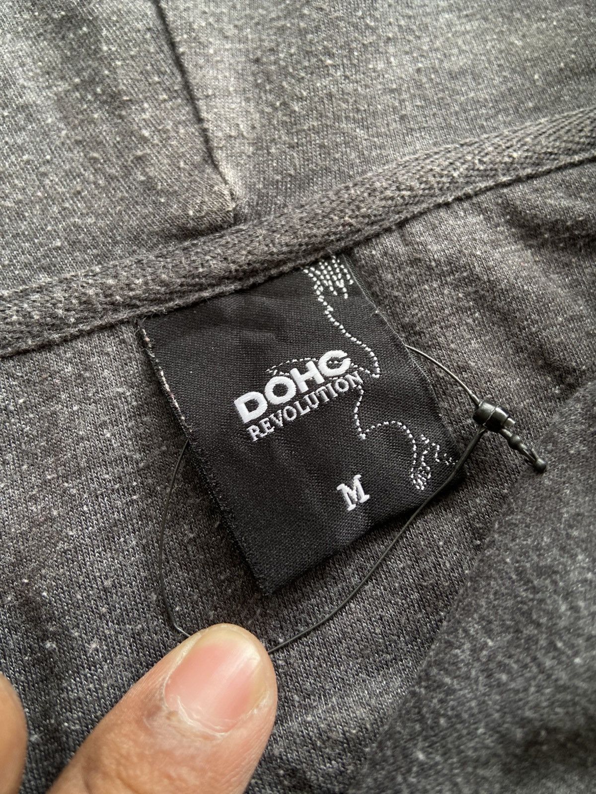 Japanese Brand 2000s DOHC - Rick Owens Style Asymmetrical Button Hoodie Size US M / EU 48-50 / 2 - 5 Thumbnail