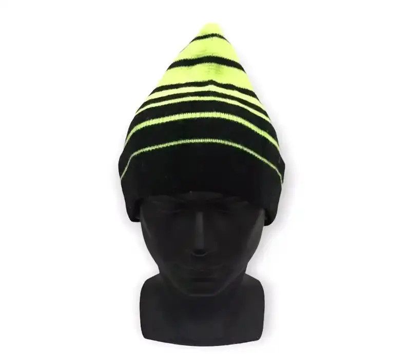Japanese Brand × Vintage Japanese Brand Stripe Design Beanie Hat Size ONE SIZE - 2 Thumbnail