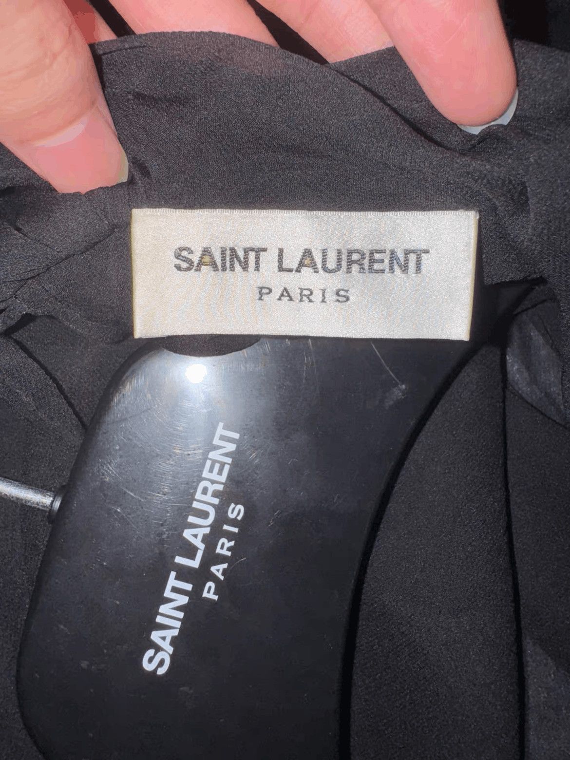 Saint Laurent Paris Saint Laurent Paris 23Aw Runway Silk Shirt-2508 Size US M / EU 48-50 / 2 - 6 Thumbnail